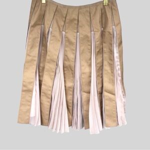 Initial Uncut Chiffon Pleated Skirt NWT